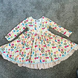 Sweet Honey Christmas Twirl Dress